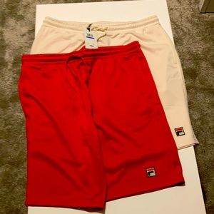 FILA SET OF 2 HEAVY WEIGHT NYLON SHORT